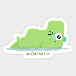 Anxiosaurus Sticker